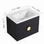 Meuble-lavabo simple 18,5 po avec plateau en bois manufacturé