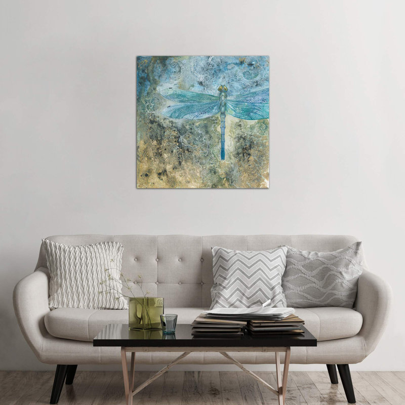 Dragonfly I 1 Piece Wrapped Canvas Wall Art, 45.72 cm H x 45.72 cm W x 1.91 cm D