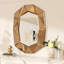 Briahna Glass Oval Wall Mirror-1164902785