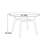 Italian simple round dining table-843415249