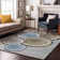 Premium Machine Washable Cerrito AMF575 Blue Rug