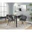 Chaise en métal et similicuir-137089927-137089925
