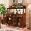 Buffet en bois de noyer massif