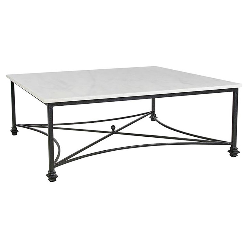 Bella Frame Coffee Table, Carrera Marble
