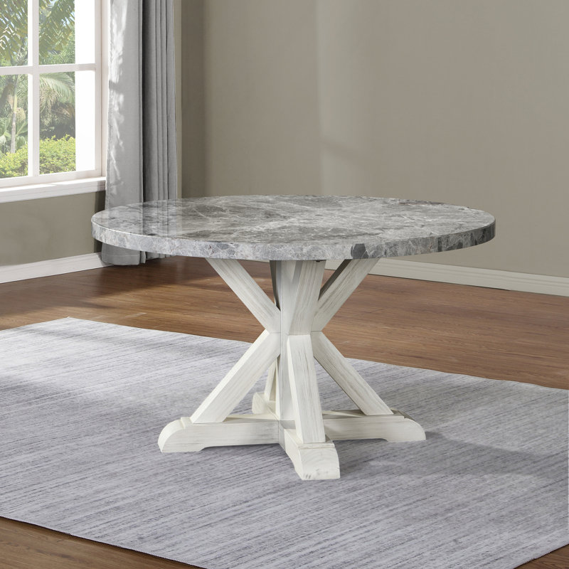 Canova - Table ronde en marbre - gris