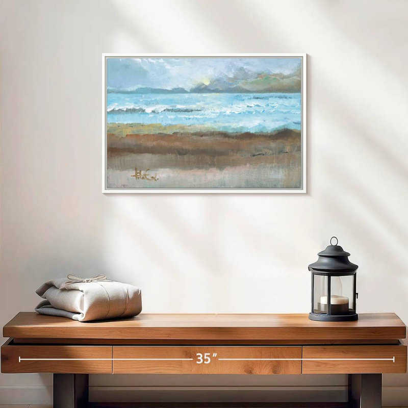 Moments II, Floating Frame White, 19" X 13"