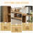 Sofa Table,3-Tier Side Table,Console Table