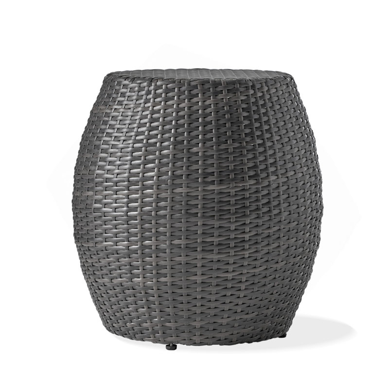 14.00" Wicker Outdoor Patio Side Table | Gift Idea
