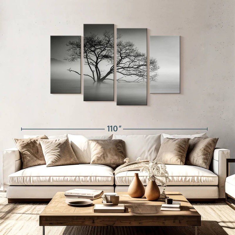 Harnek Lake Tree, 48" H x 75" W