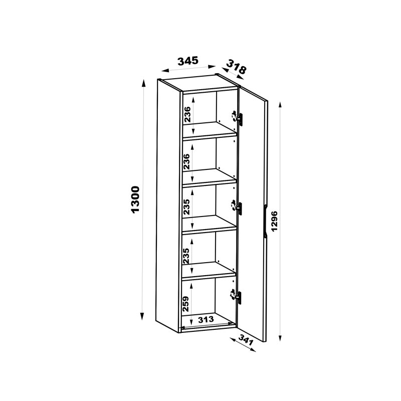 Ariadny Bathroom Cabinet