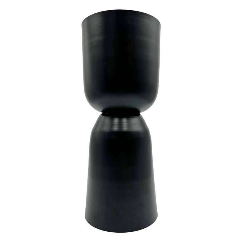Keyrin Handmade Iron Table Vase, Black