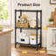 3-Tier Shelving Unit, Height Adjustable Metal Shelving Units for  for Bathroom, Sink Cabinet, Bedside