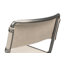 Chaise d'appoint Patton en argent / beige
