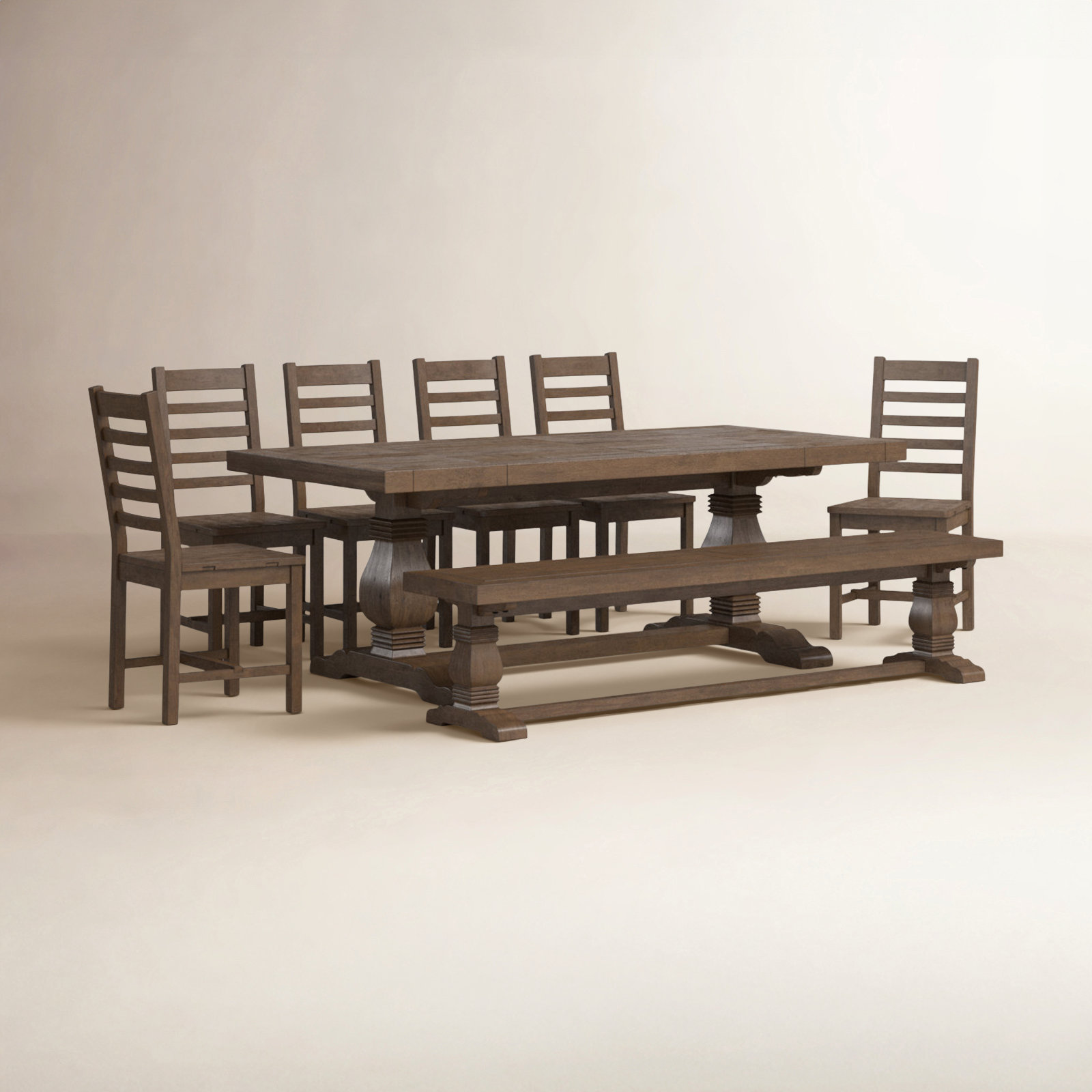 Kinston Pine Dining Table Set