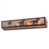 Running Horses 4 - Light Bath Bar