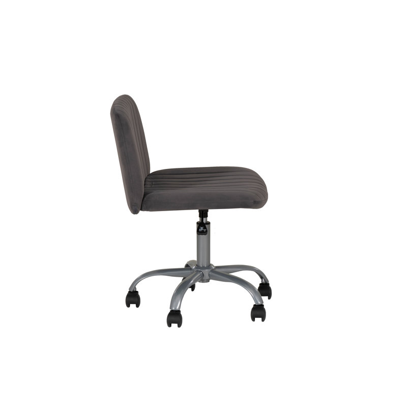 Morency Swivel Office Chair, Gray