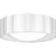 Diaja 2-Light Textured White Flush Mount Light