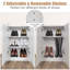 10 Pair Shoe Storage Cabinet