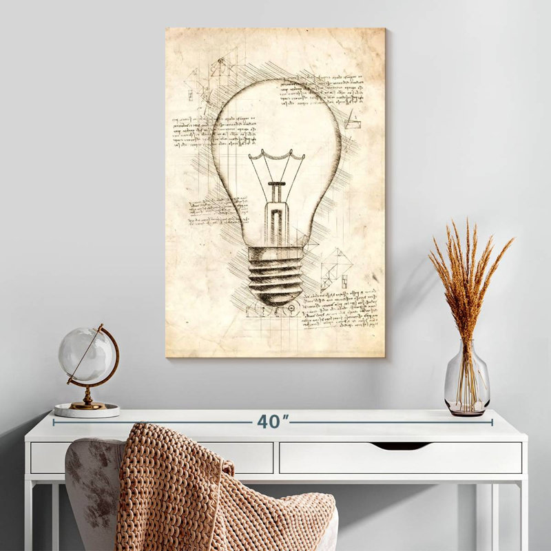 Laelle Light Bulb, 30" H x 20" W