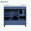 Rangement pour salle de bain Starletta-577643233