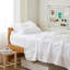 Ensemble de draps blancs 100% coton Portugal-62438805