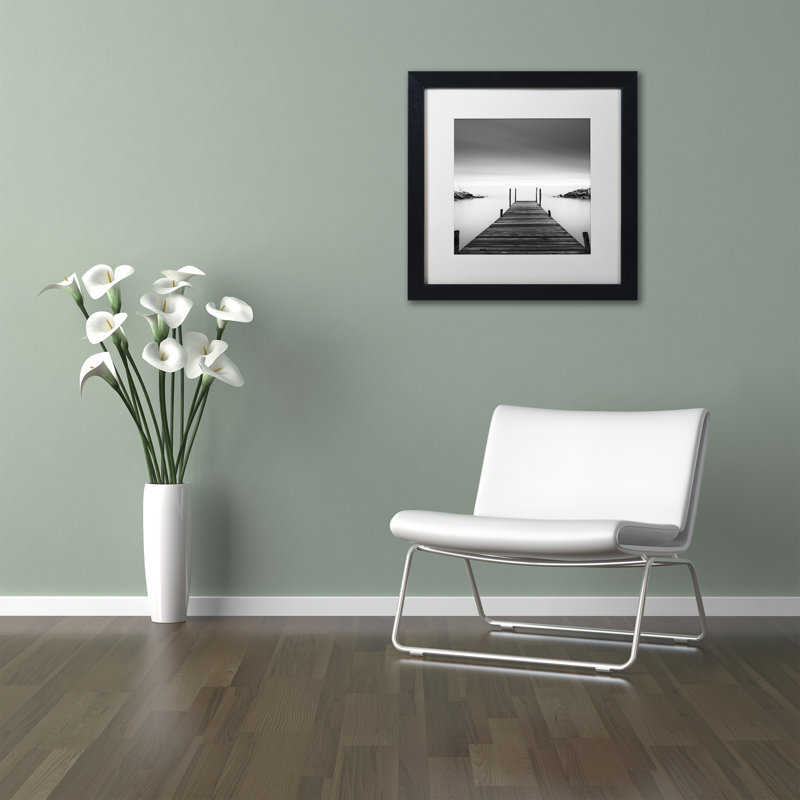 Dave MacVicar Black and White Framed Canvas Print, 20x20