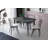 Modern Extendable Dining Table, Anthracite Color, 47.2 x 27.6 x 29.5 inches | 100% Melamine Coated Particle Board, Metal Legs, Extended Width: 59.1 inches | Durable & Stylish for Family Gatherings, Elegant Marble Concept-2089475686