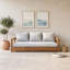 Canapé d'extérieur moderne avec 3 places, housses résistantes à l'eau et coussin-133332261