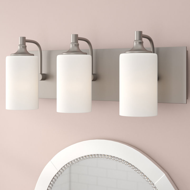 Brylan 3 - Light Dimmable Vanity Light, Satin Nickel