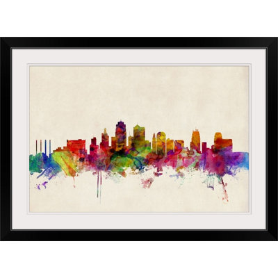 «Kansas City Skyline» par Francy, impression