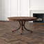 NoDa Round Mahogany Wood Dining Table