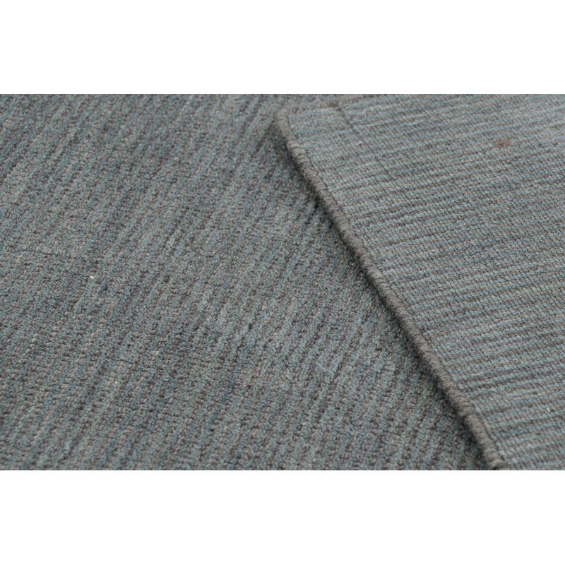 Rug & Kilim’S Modern Textural Rug In Gray Tones & Striae