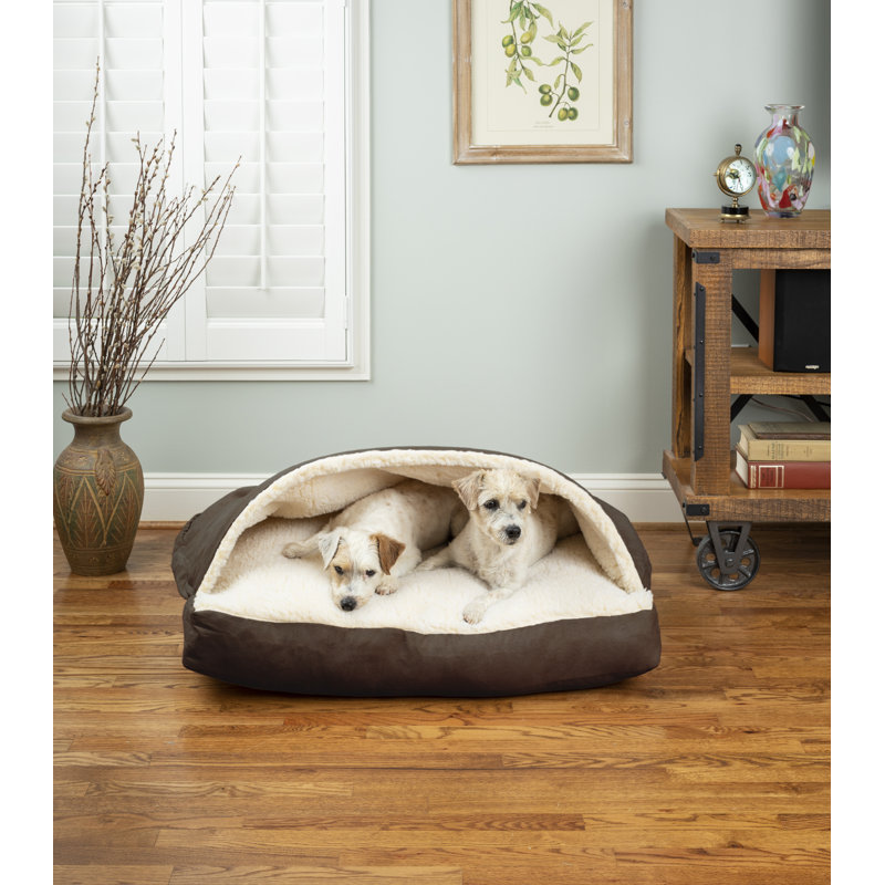 Lit pour chien Snoozer, Hot fudge, Moyen (l 35 po x P 25 po x H 8 po), Moyen (26 à 40 lb)