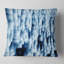 Abstract Blue Ice - Coussin imprimé abstrait-29882329-29882333