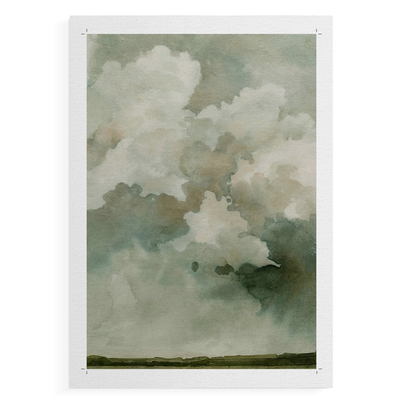 «Coming Rain I» - Impression sur toile seulement - non encadrée