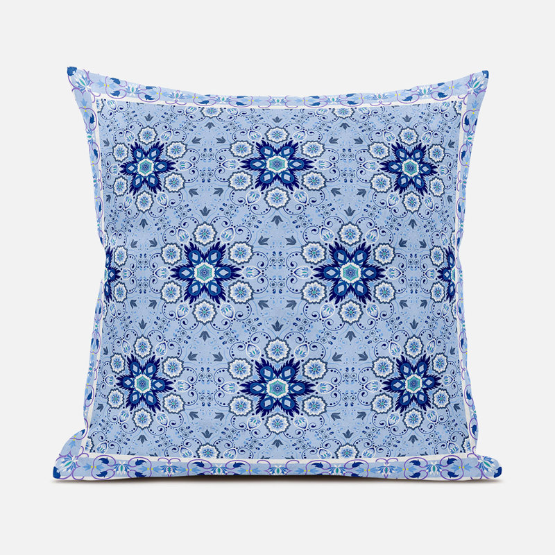 Polyester Throw Square Pillow Cover & Insert, 16" x 16" 