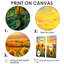 Sunflowers Burning Sunset - impressions d'art traditionnelles sur toile-1077056693-1077056590-1077056588