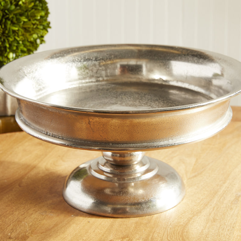 Javonne Aluminum Tray, 16" W x 16" L x 8" H