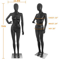 Male Half Body Display Dress Form , Fabric Mannequin Torso Dressmaker Stand  , Necklace Neckties Shoe Pant Suit Clothing Mannequin Stand -  Canada