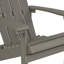 Chaises Adirondack d'extérieur en résine de polyester toutes saisons Balasi-93255224