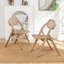 Chaise pliante en bois massif Reseda