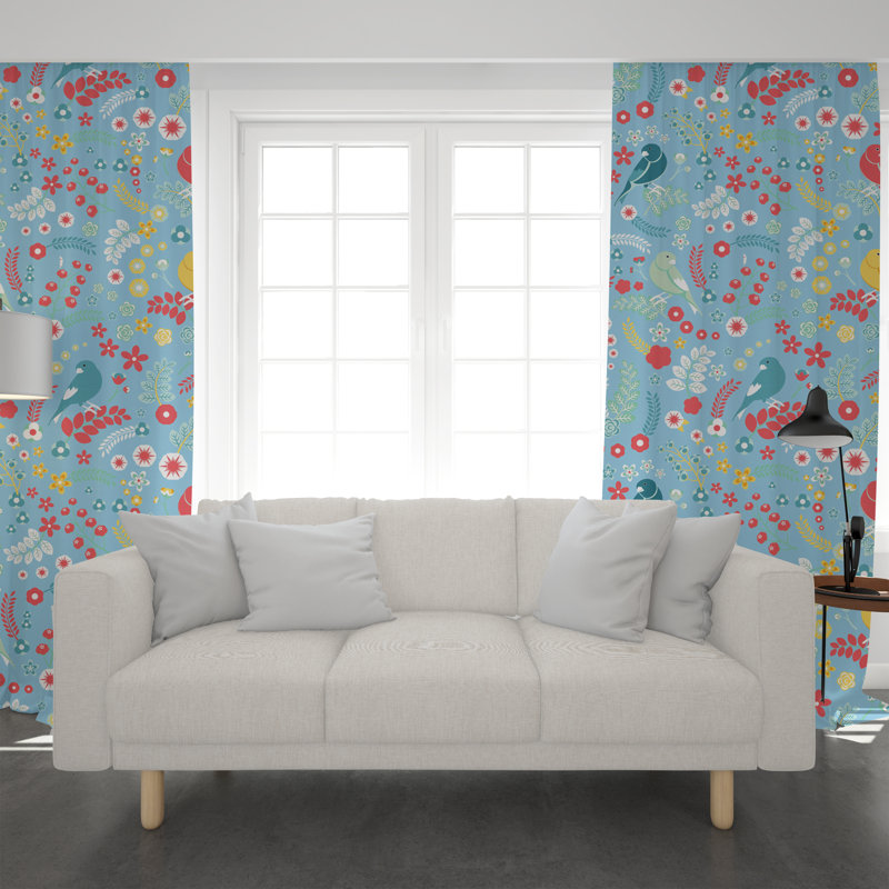 Room Darkening Curtain Pair, 20" W x 82" H