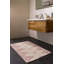 Tapis de bain luxueux en coton, rose cendré, 27,6 po x 43,3 po | 100% coton, 1,5 lb | Ultra-doux, lavable à la machine à 86 ° F, très absorbant, parfait pour la salle de bain, le spa et la maison | Design élégant et fonctionnel-2078871782