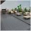 Carreaux de patio en bois-plastique WPC durables, faciles à installer, résistants aux intempéries, parfaits pour une utilisation intérieure et extérieure, paquet de 22-114649924
