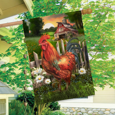Drapeau Sunrise Rooster House