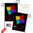 Double Sided 18.5'' H x 13'' W Polyester Flag Set