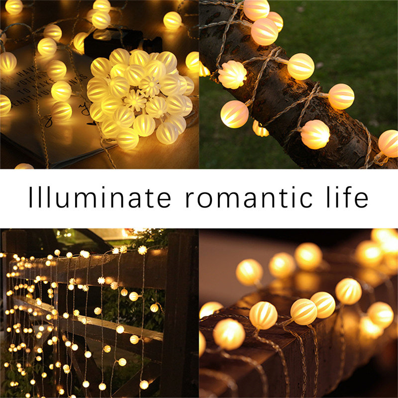80 Outdoor Camping Decorative LED Solar Light String Ceiling Tent Color Light String