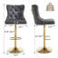 Tabouret de comptoir pivotant à hauteur réglable avec structure en métal-977340003-977339999