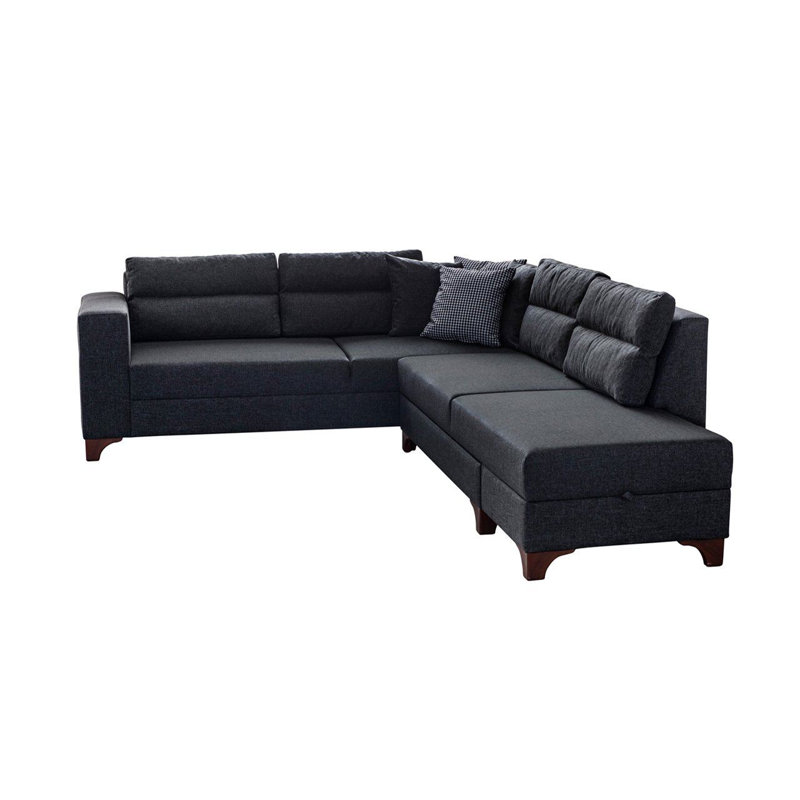 Canapé-lit d'angle, Anthracite