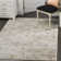 Florence-Graham Pp Viscose Cotton Weft + Warp Latex Oriental Rug in Cream/Brown